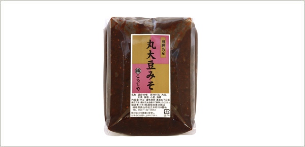 飛騨高山の味噌醸造元『糀屋柴田春次商店』|丸大豆味噌500g